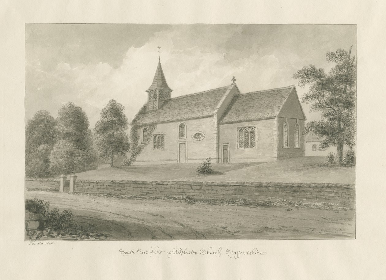 Iglesia de Blurton de John Buckler