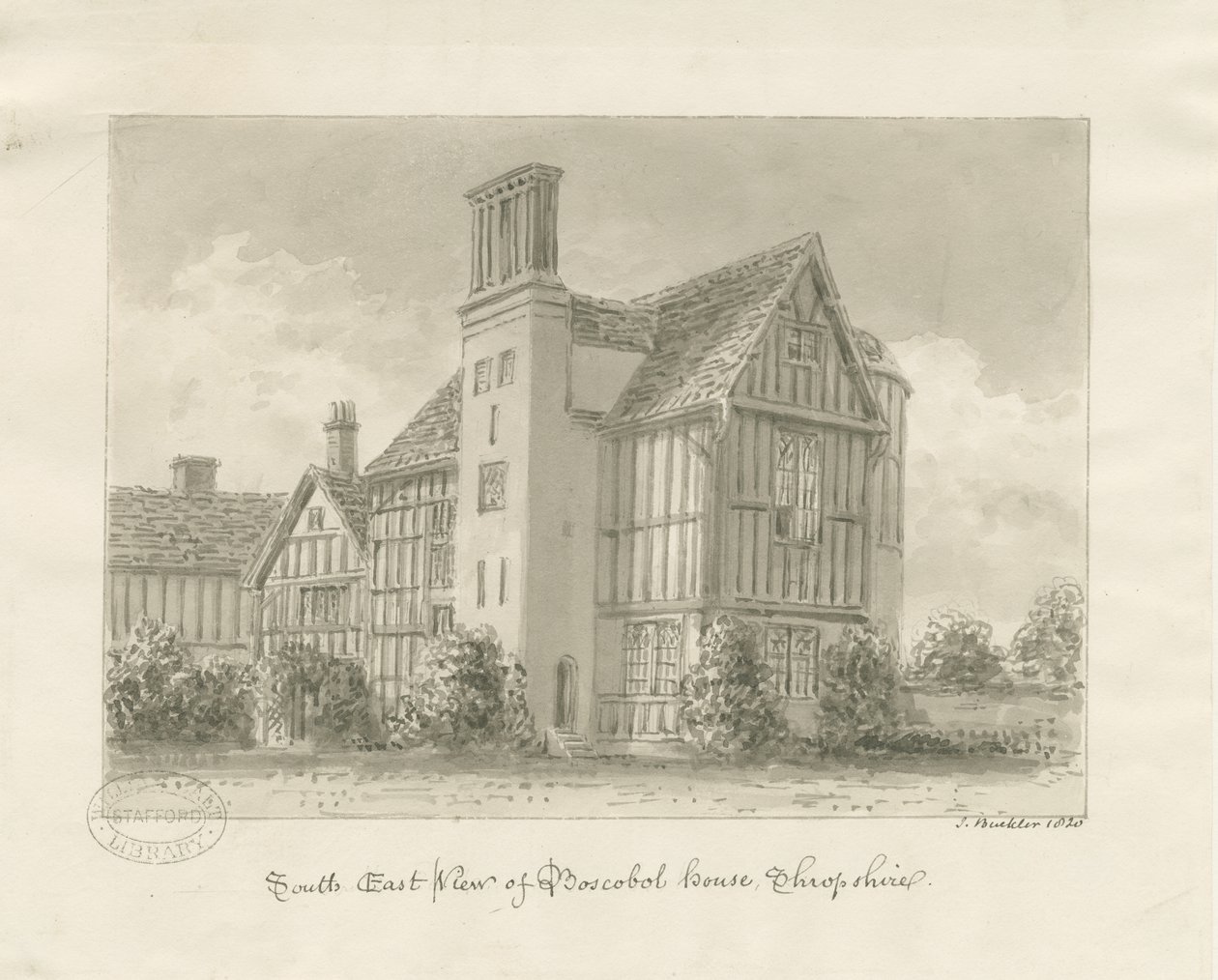 Boscobel House de John Buckler