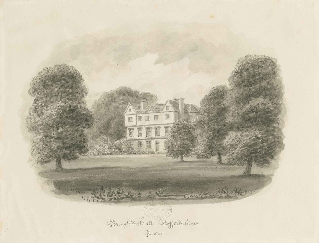 Broughton Hall de John Buckler