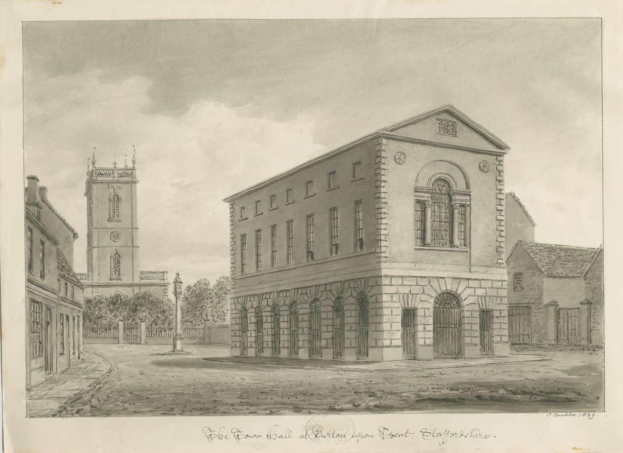 Burton-upon-Trent - Ayuntamiento de John Buckler
