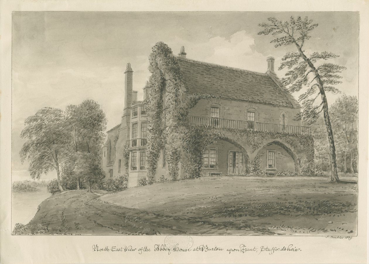Abadía de Burton-upon-Trent de John Buckler