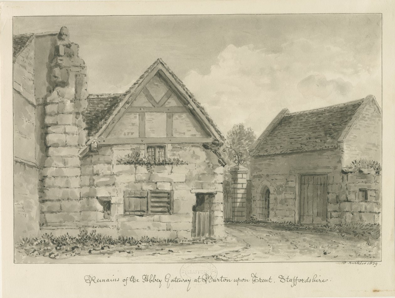 Abadía de Burton-upon-Trent de John Buckler