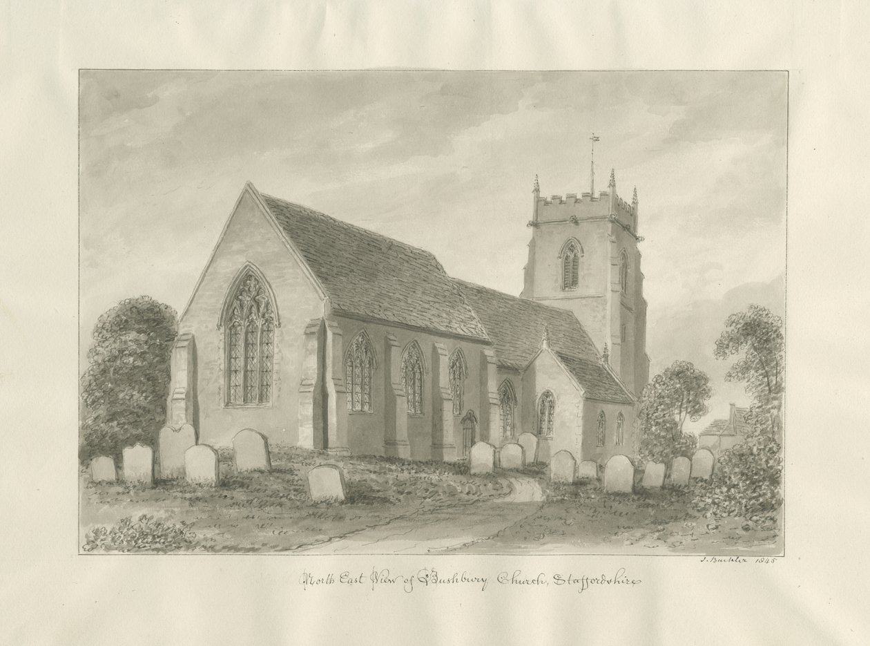 Iglesia de Bushbury de John Buckler