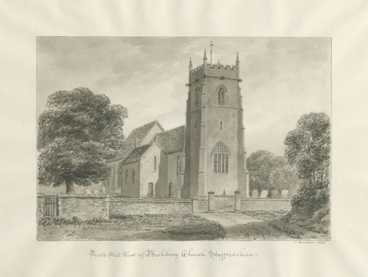 Iglesia de Bushbury de John Buckler