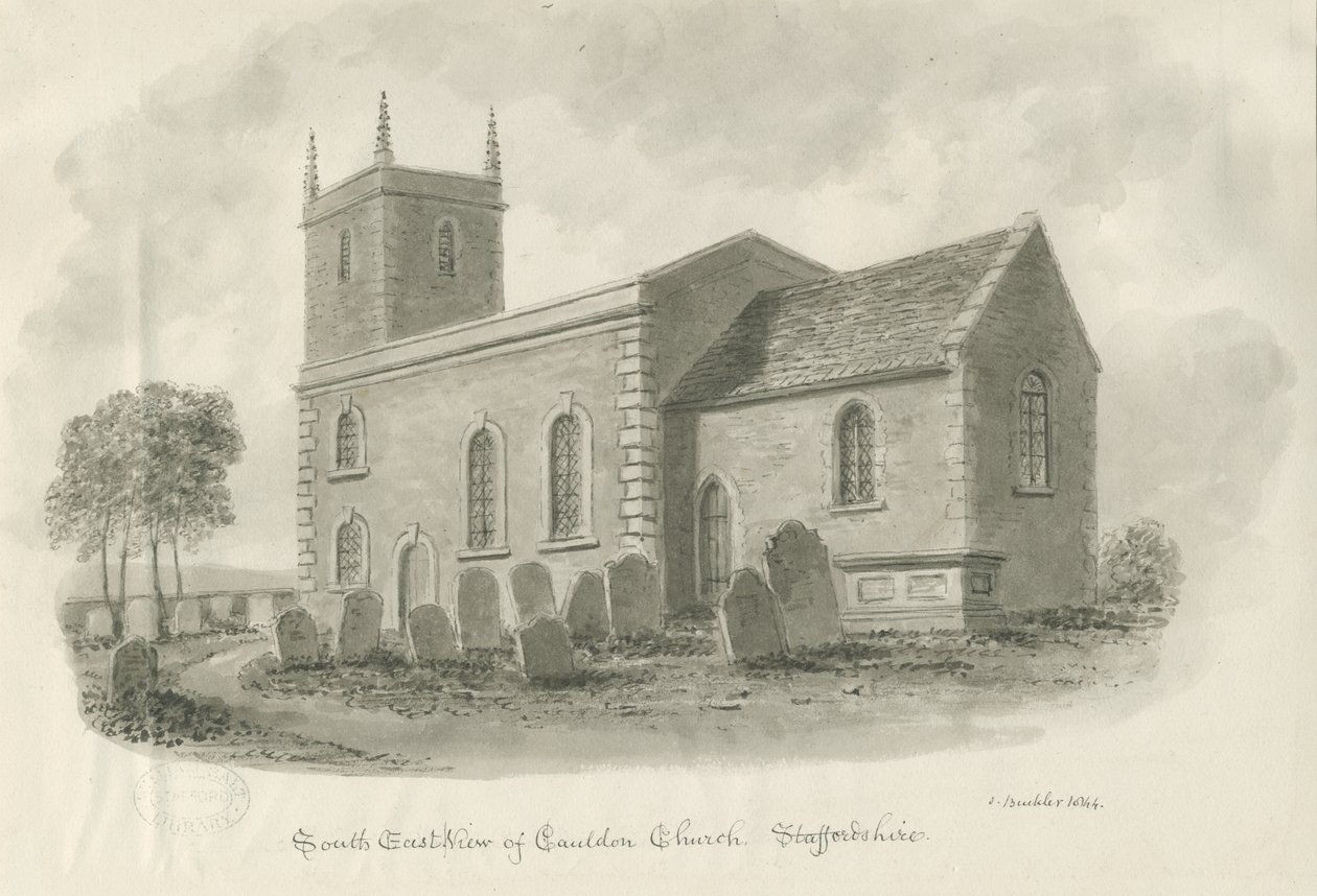 Iglesia de Cauldon de John Buckler