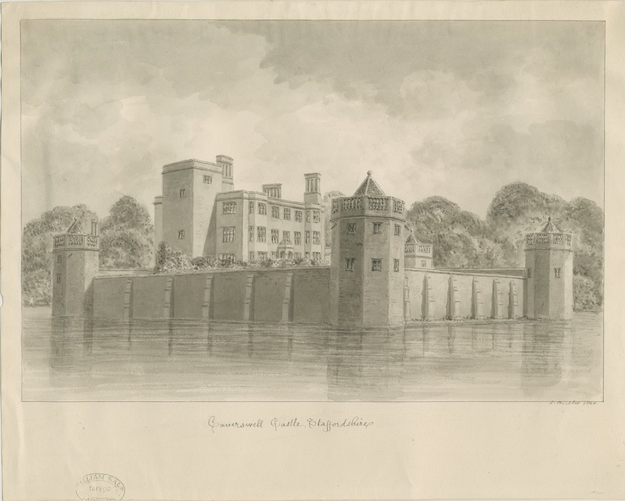 Castillo de Caverswall de John Buckler