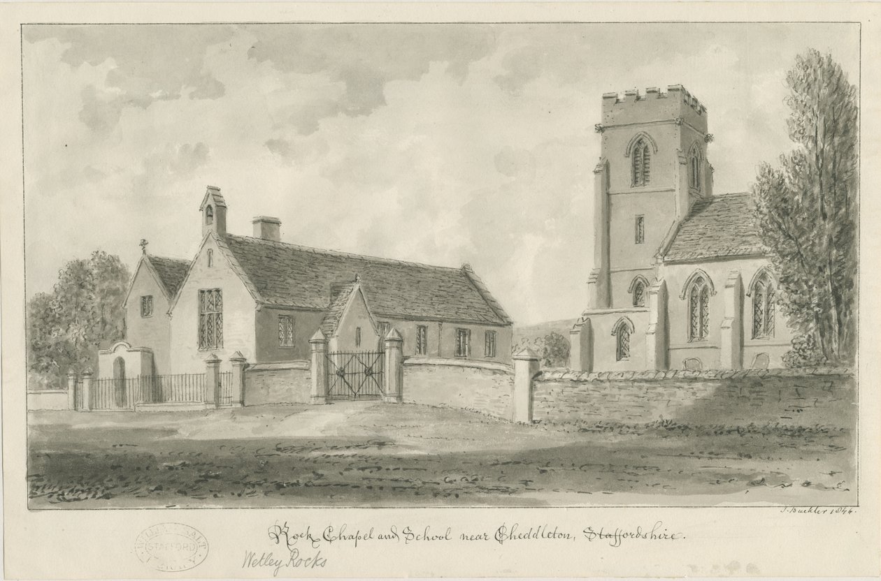 Cheddleton - Capilla y Escuela 
