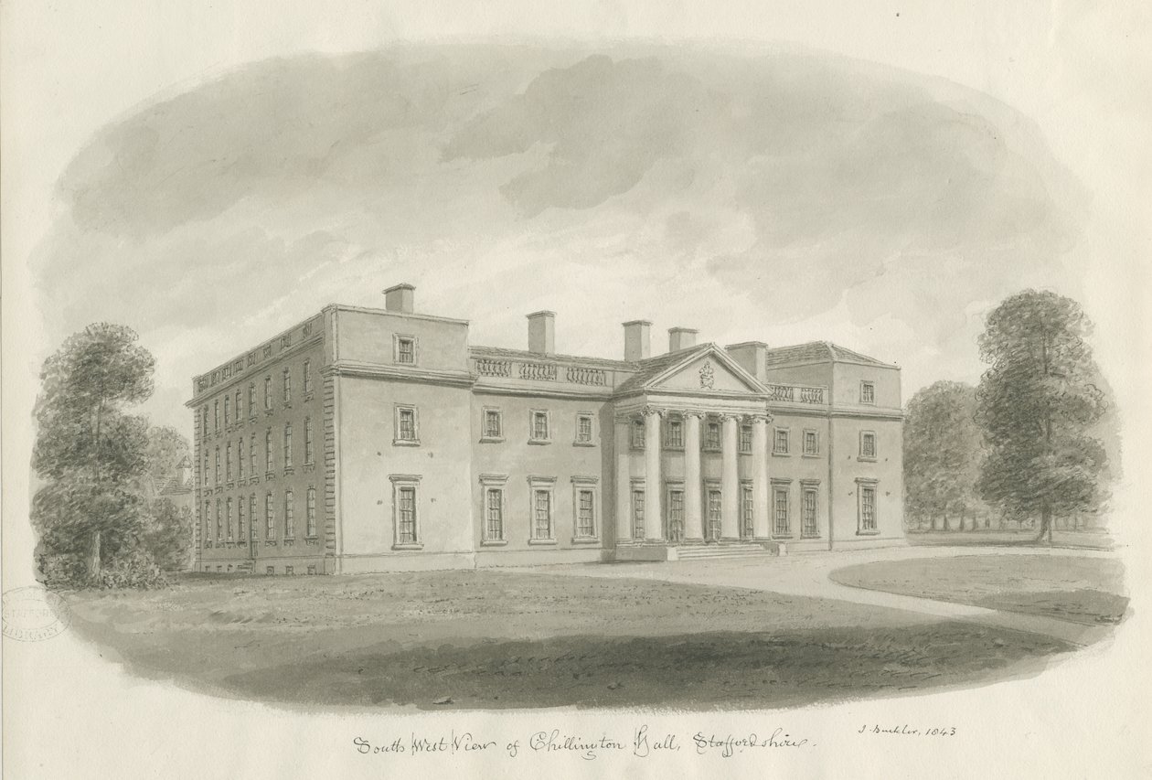 Chillington Hall de John Buckler