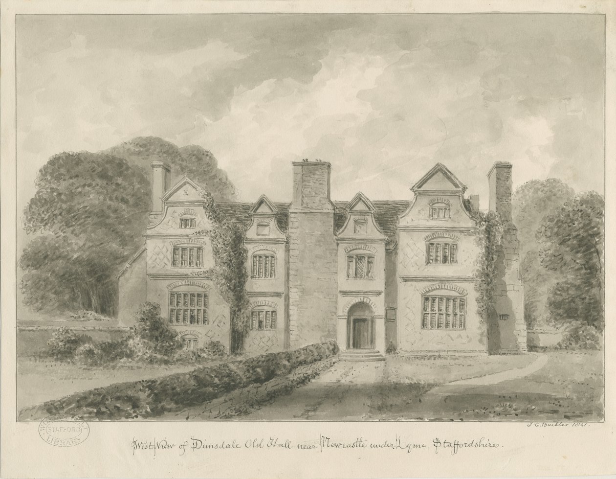 Dimsdale Old Hall de John Buckler