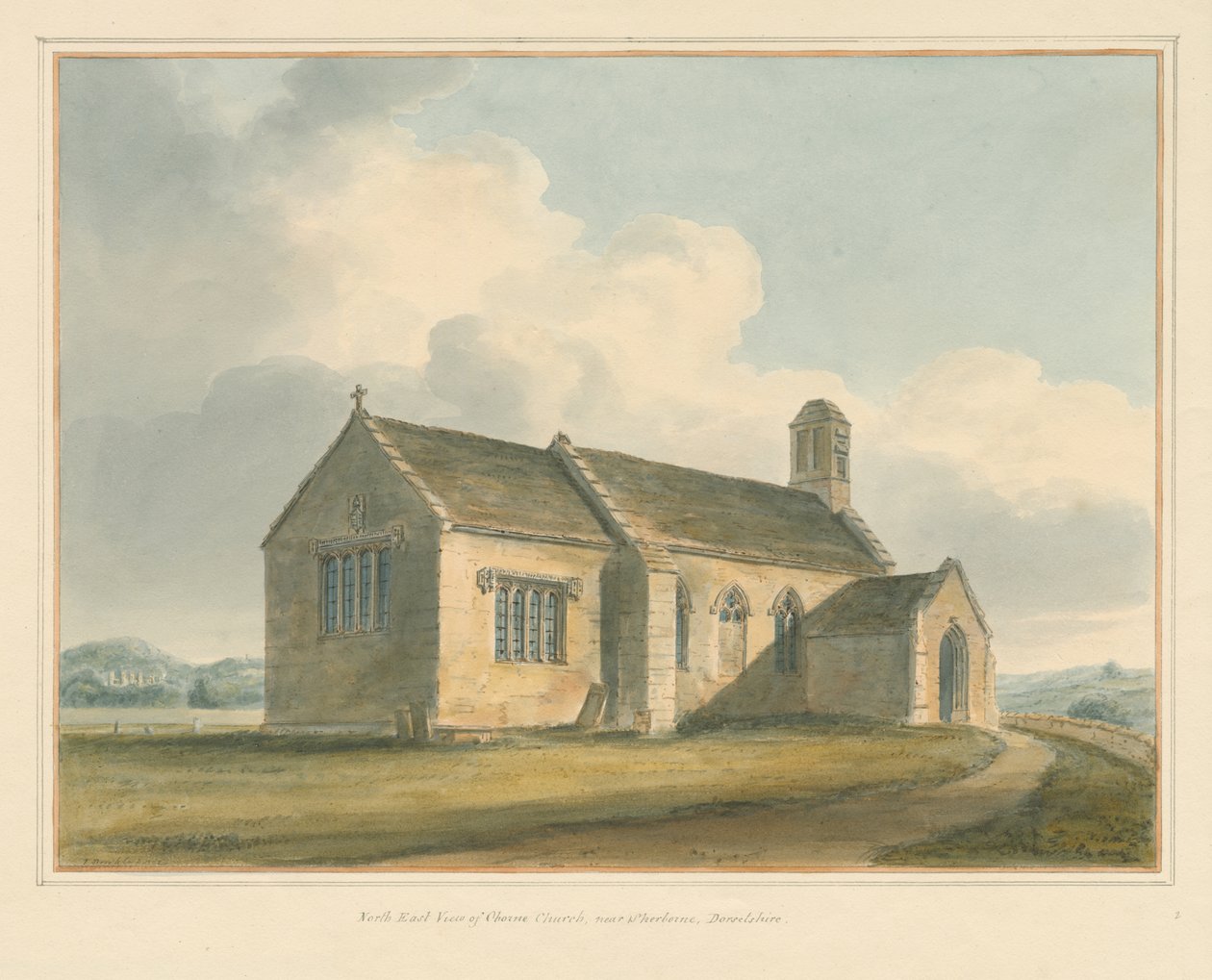 Dorset - Iglesia de Chorne de John Buckler