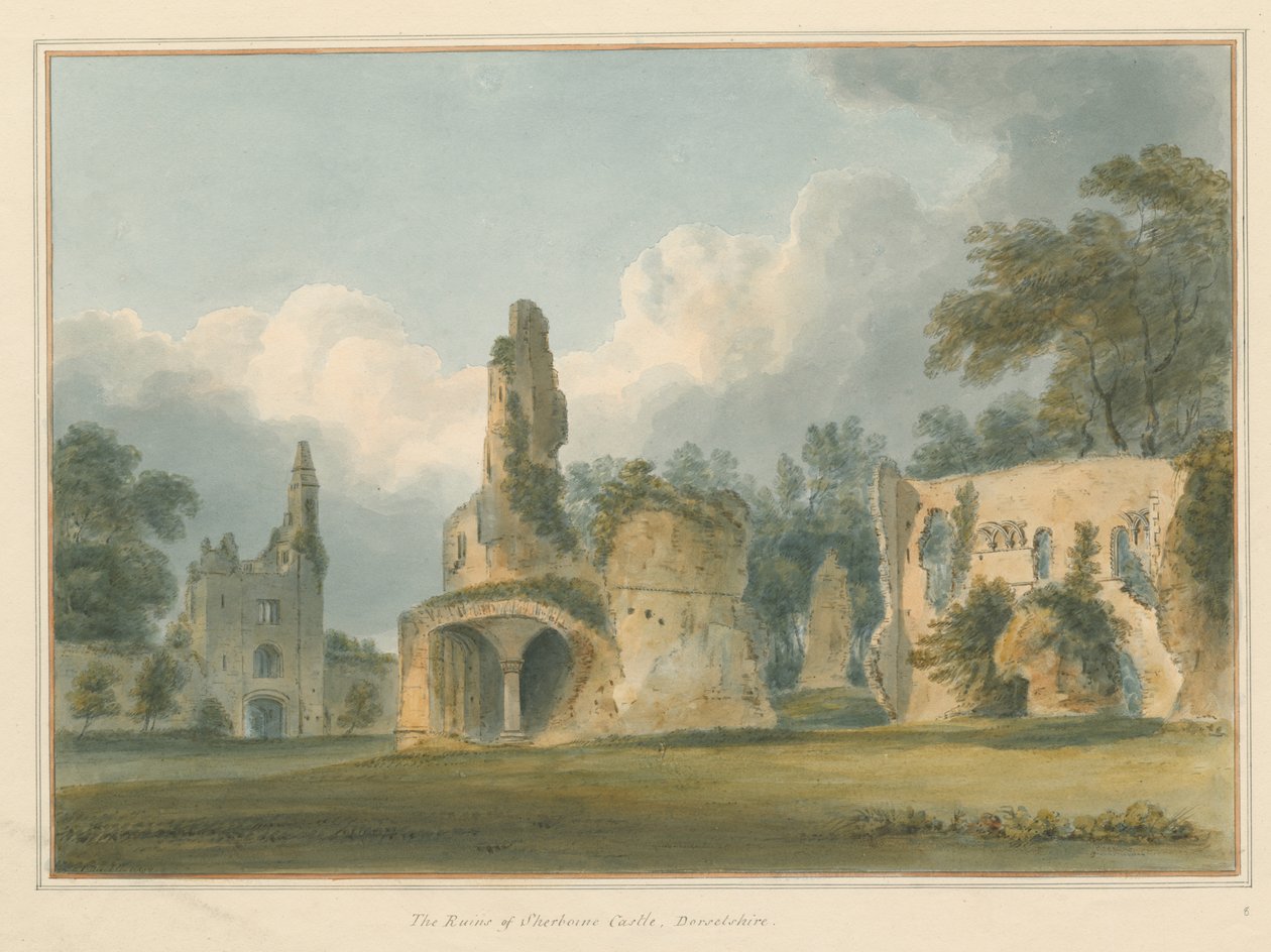Dorset - Sherborne - Ruinas del Castillo de John Buckler