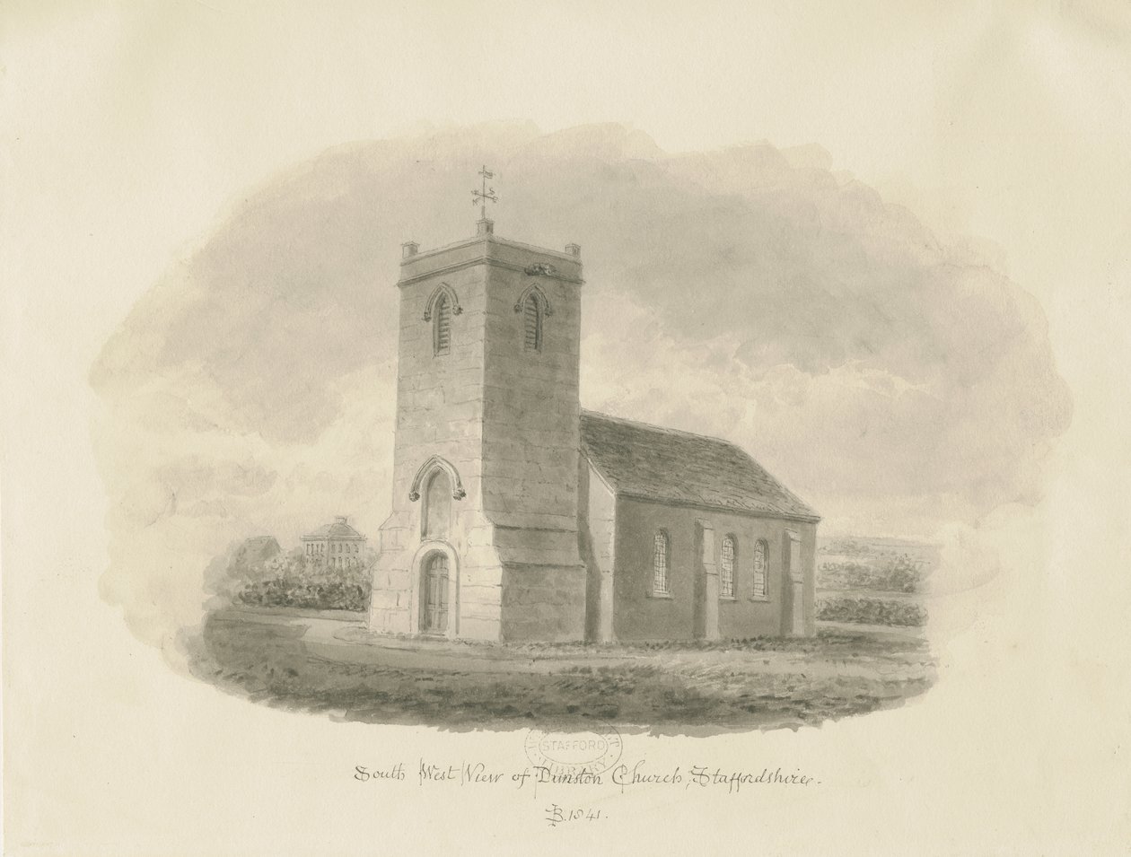 Iglesia de Dunston de John Buckler