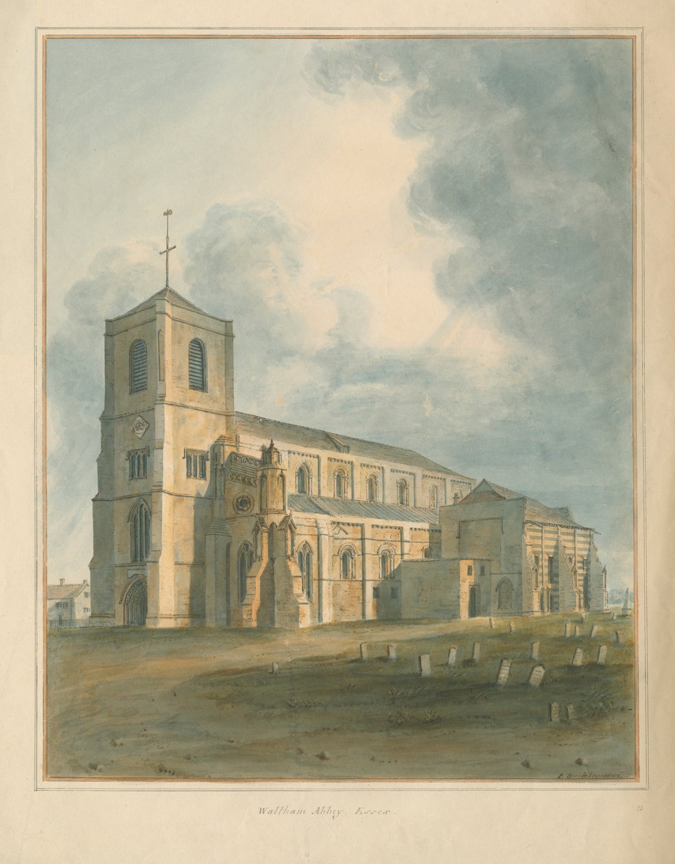 Essex - Abadía de Waltham de John Buckler