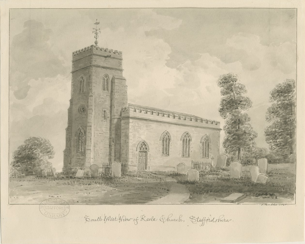 Iglesia de Keele de John Buckler
