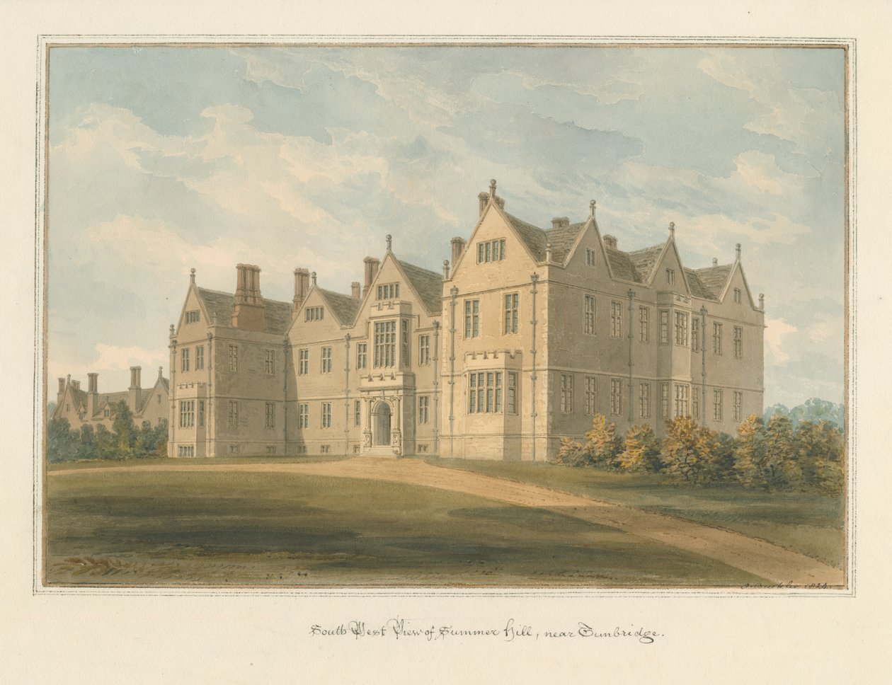 Kent - Tunbridge - Somerhill de John Buckler