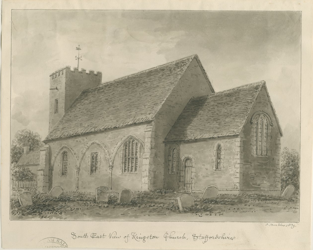 Iglesia de Kingstone de John Buckler