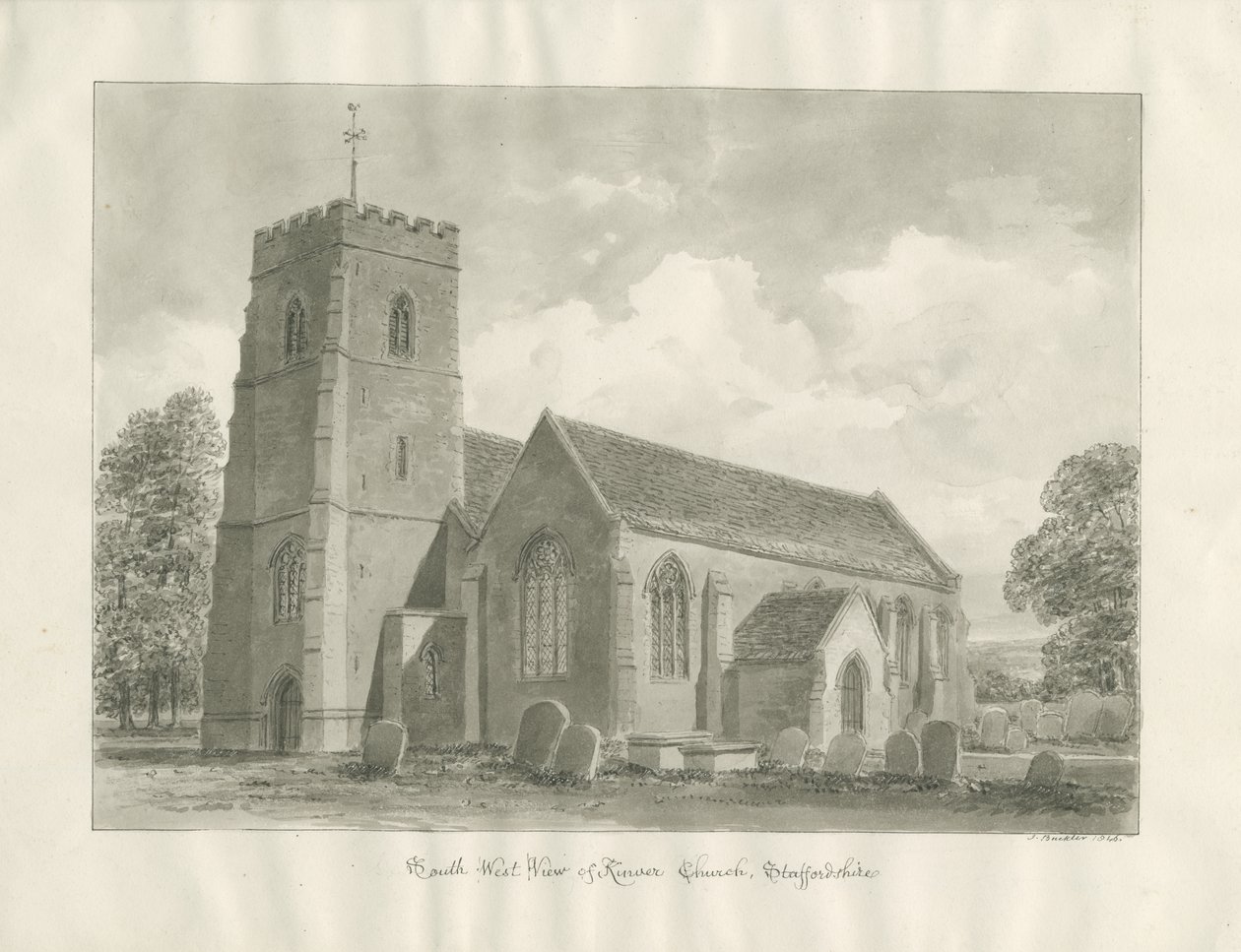 Iglesia de Kinver de John Buckler