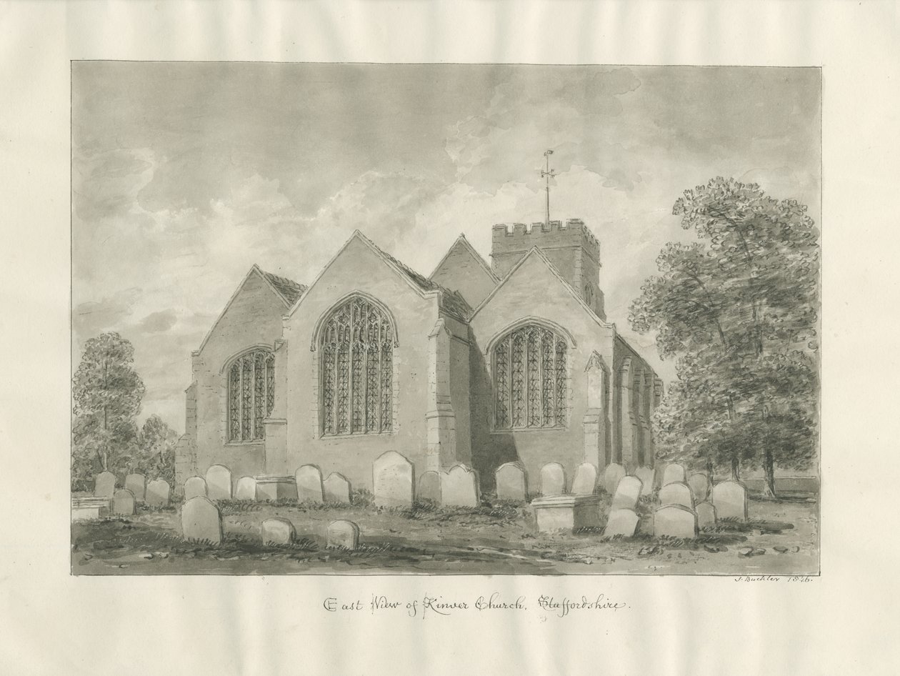 Iglesia de Kinver de John Buckler