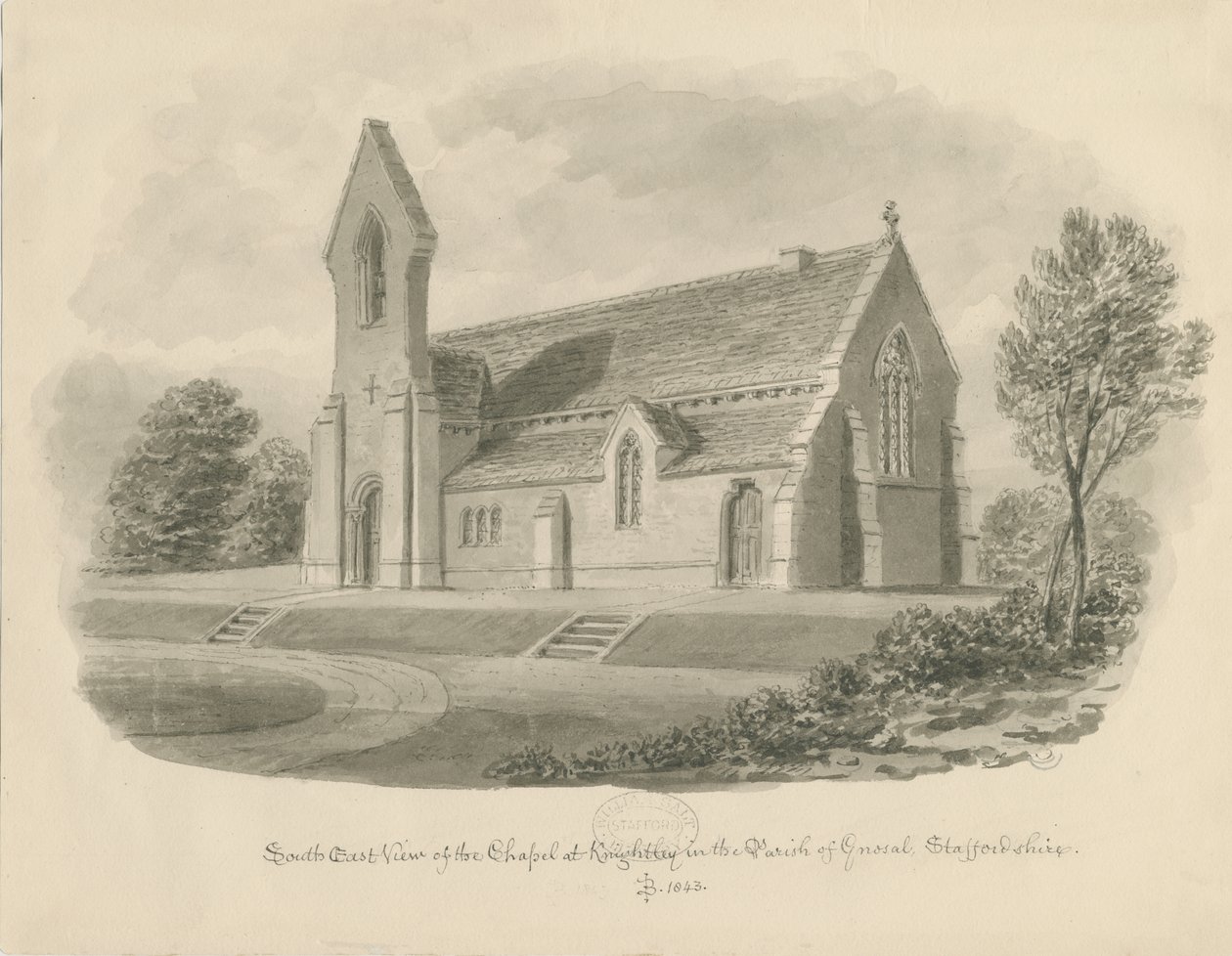 Capilla de Knightley de John Buckler