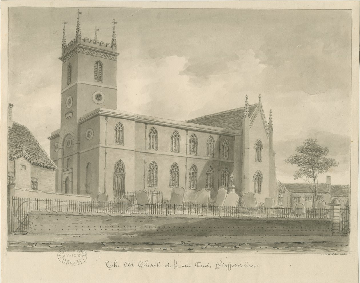 Iglesia de Lane End de John Buckler