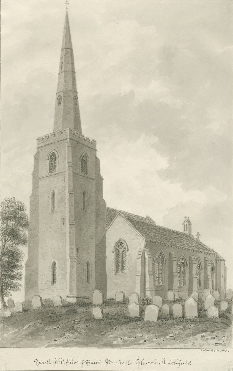 Lichfield - Iglesia de San Miguel de John Buckler