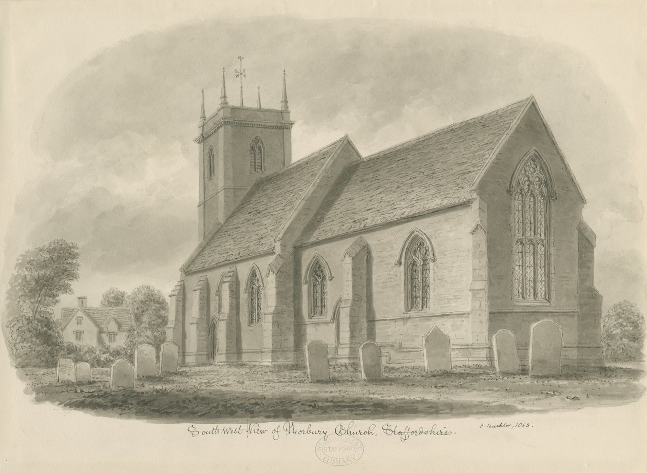 Iglesia de Norbury de John Buckler