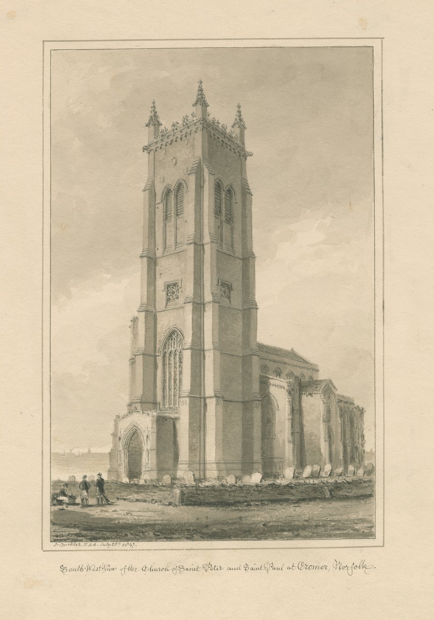 Norfolk - Cromer - Iglesia de San Pedro y San Pablo de John Buckler