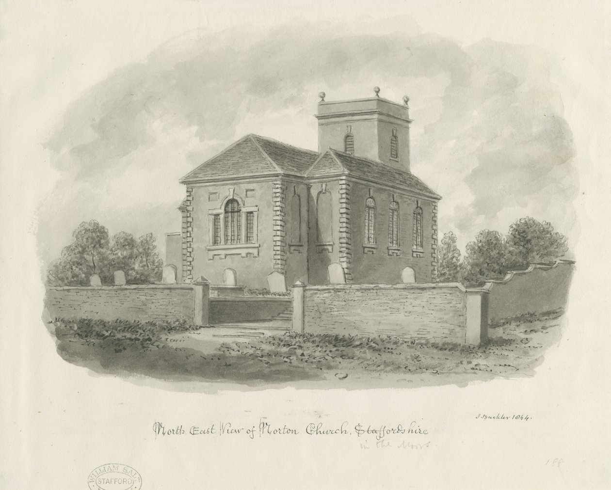Iglesia de Norton-in-the-Moors de John Buckler