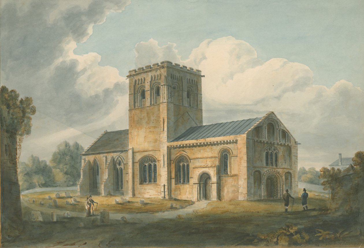 Iglesia de Meofley, Oxfordshire de John Buckler