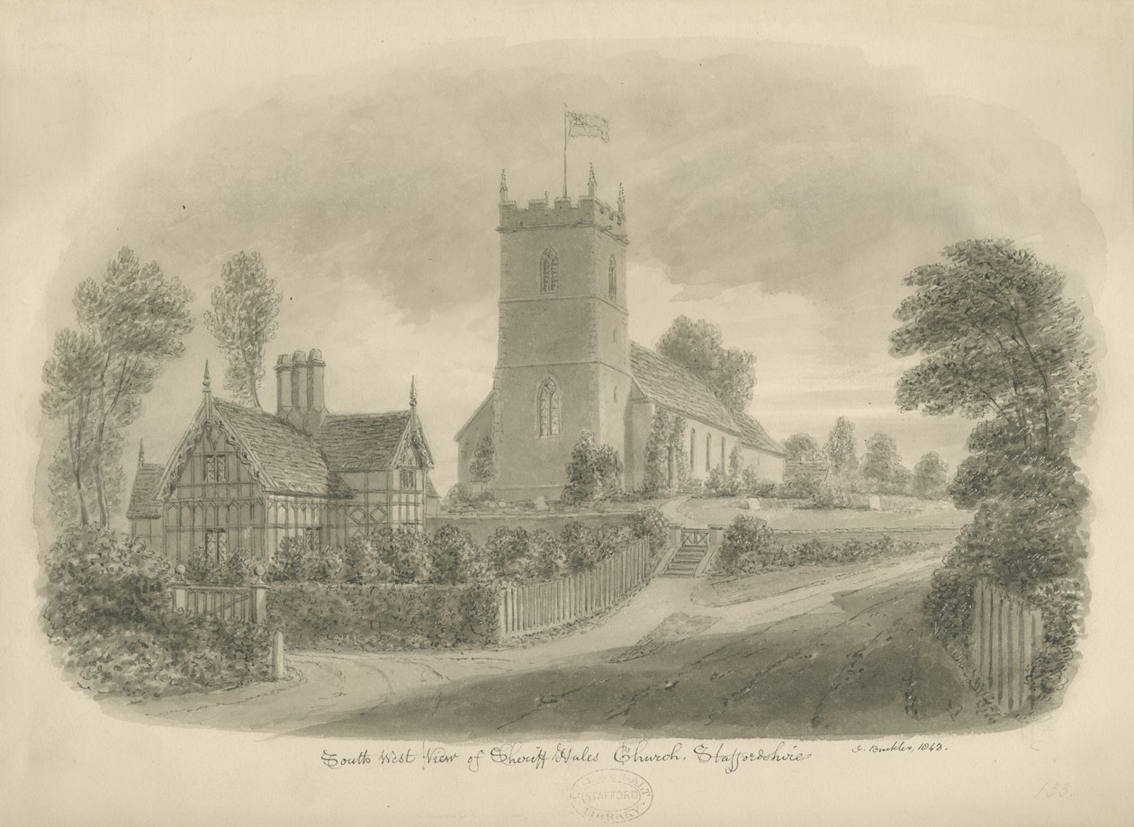 Iglesia de Sheriffhales de John Buckler