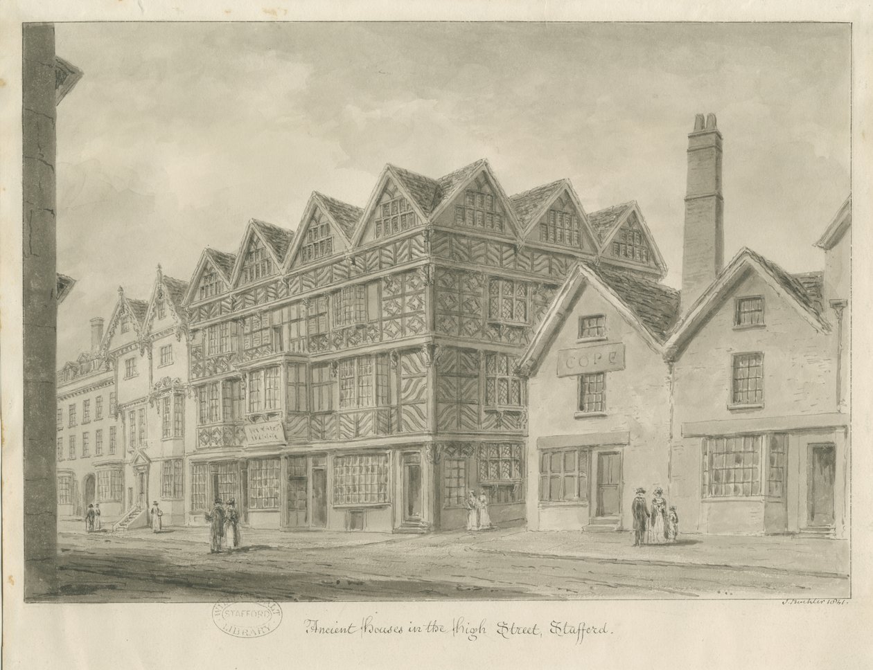 Stafford - High House antiguo de John Buckler
