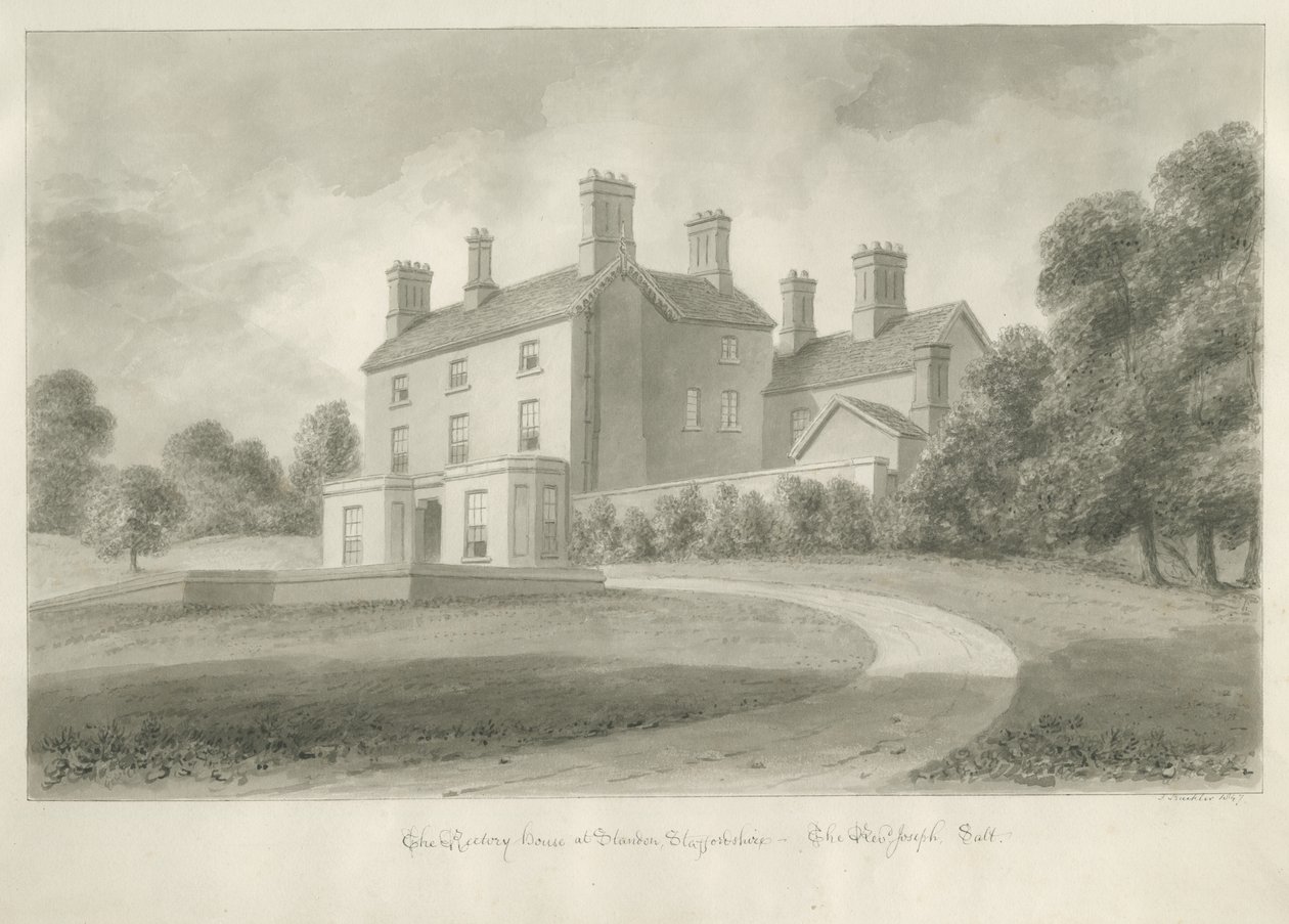 Standon - Rectoría del Reverendo Joseph Salt de John Buckler
