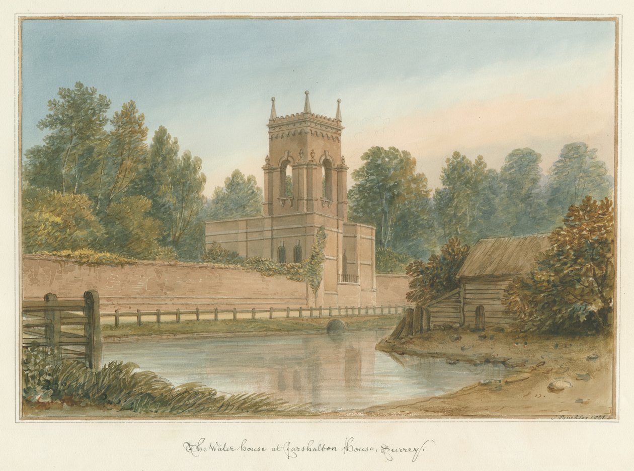 Surrey - Casa Carshalton - La Casa del Agua de John Buckler