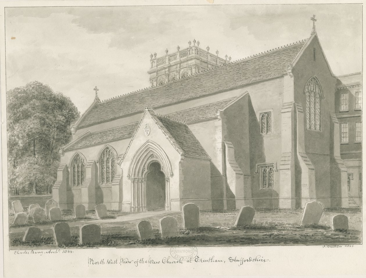 Trentham - Nueva Iglesia de John Buckler