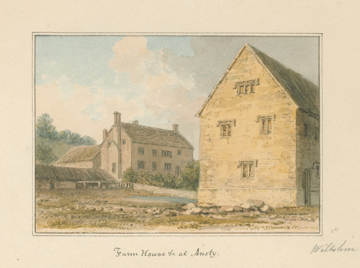 Wiltshire - Ansty - Casa de Campo de John Buckler