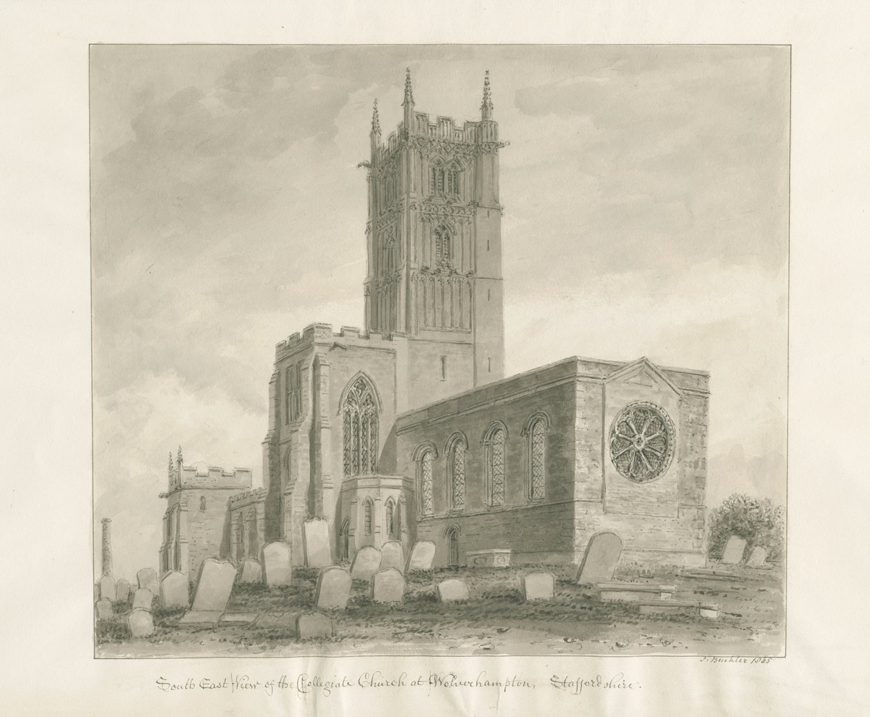 Wolverhampton - Iglesia de San Pedro de John Buckler