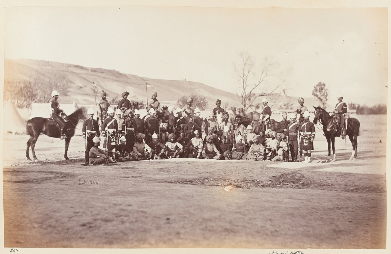 ¿Asistente del Ayudante General con el Mariscal de la Policía y el Personal?, c. 1879 de John Burke