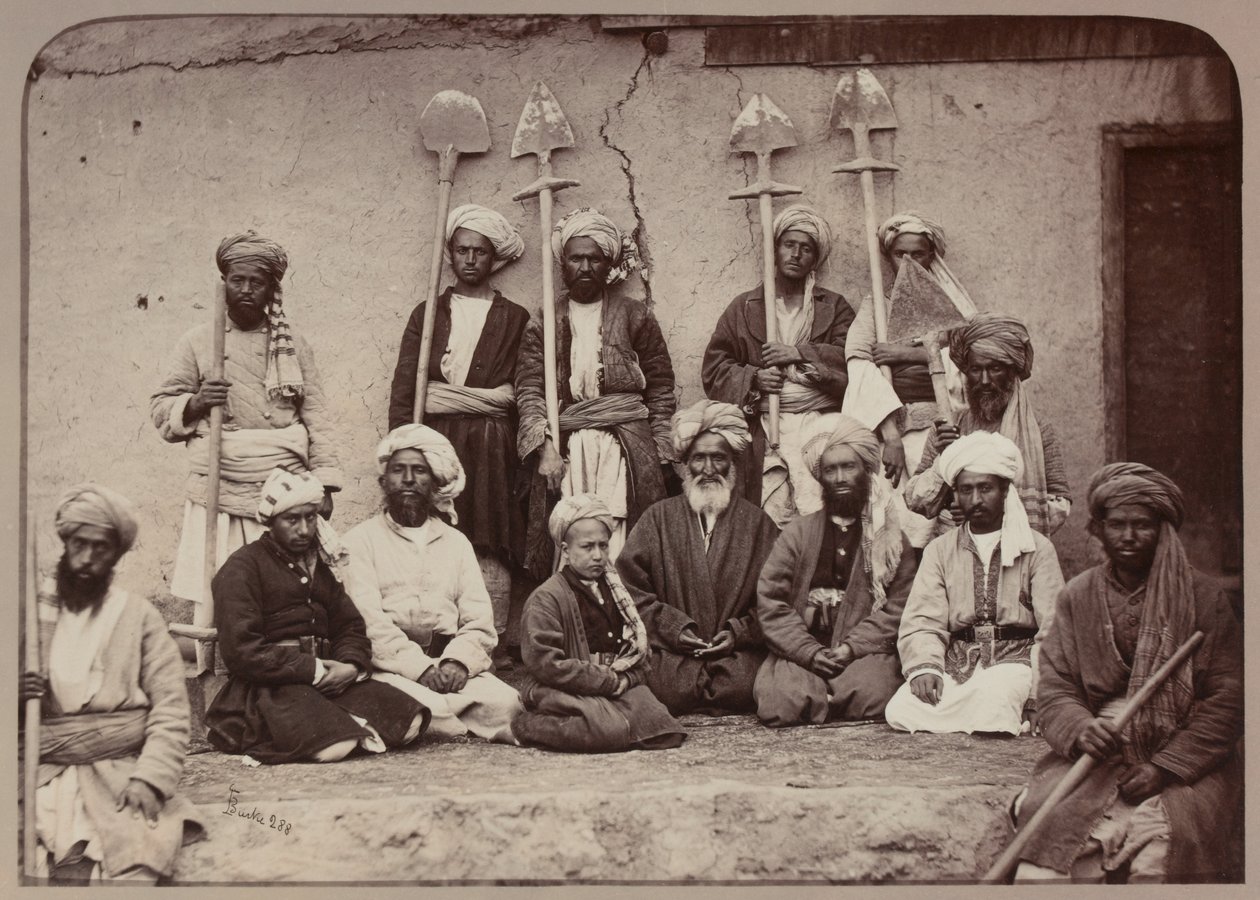 Terratenientes y trabajadores de Kabul, 1879 de John Burke