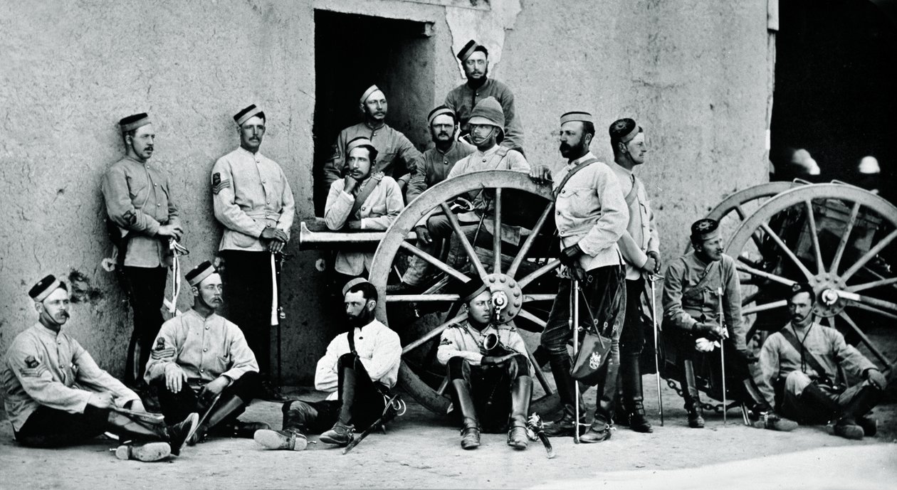 Miembros de la Artillería Real de John Burke