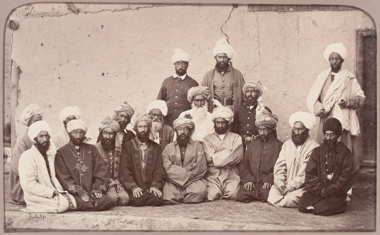 Sirdar Habeeboolah [sic] Gilzai y otros Khans, 1879 de John Burke