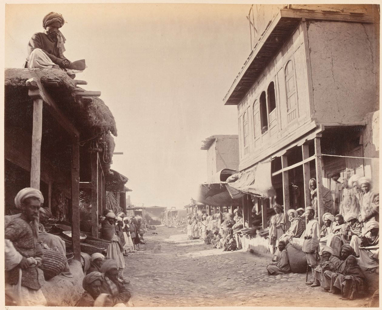 Escena de calle, Jalalabad 1879 de John Burke