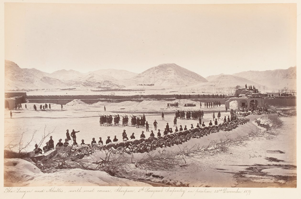 El Laager y Abattis, Cantón de Sherpur, diciembre 1879 de John Burke