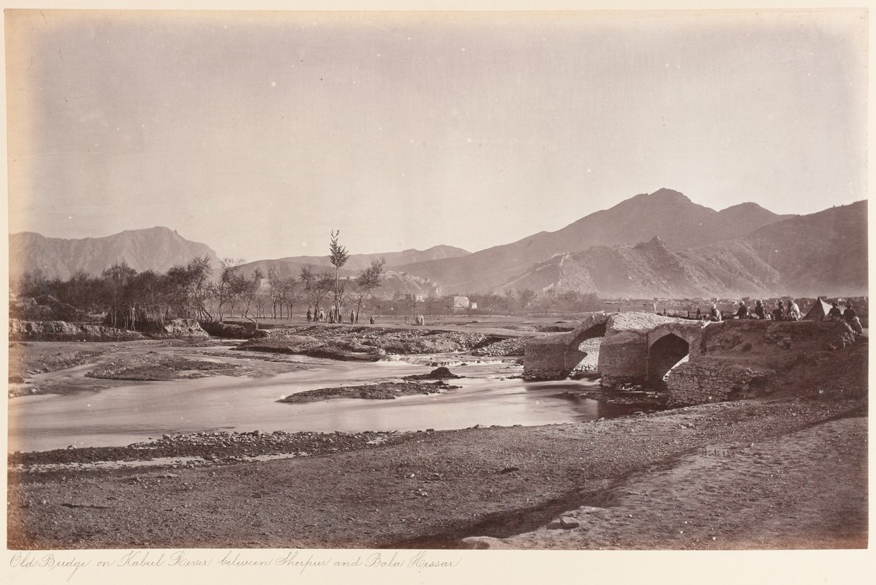 El viejo puente sobre el río Kabul de John Burke
