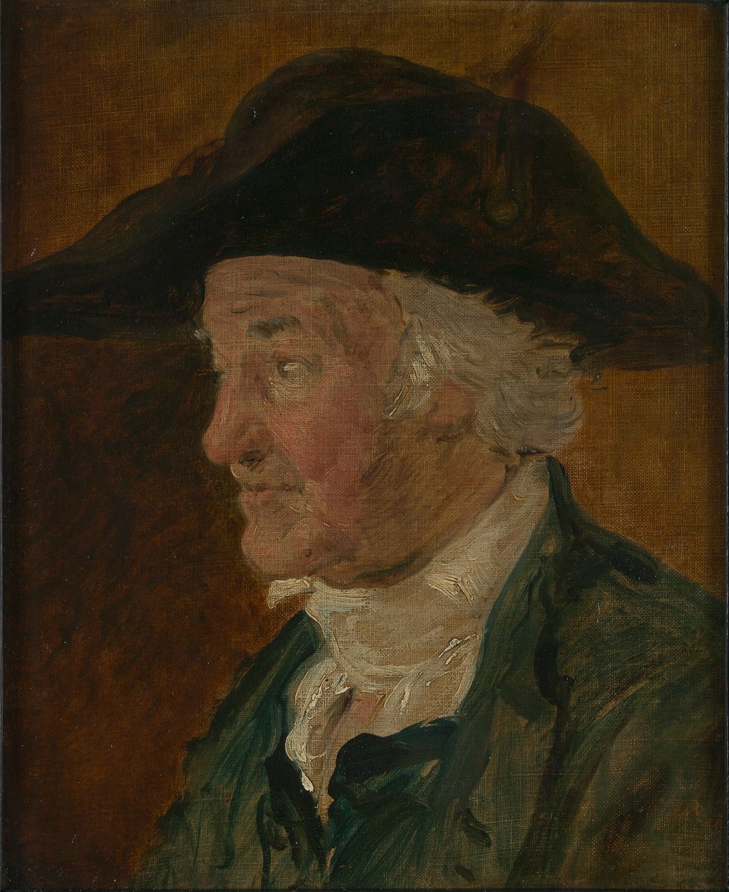 El "comodoro" Samuel Wilkes, pensionista de Greenwich, hacia 1832 (pintura) de John Burnet