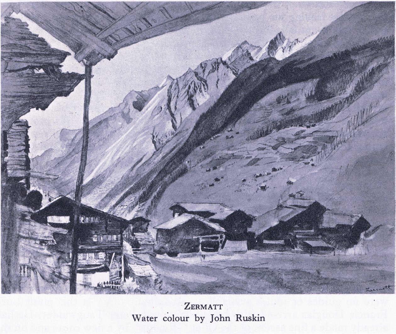 Zermatt, de British Adventure publicado por Collins, 1947 de John Bushin