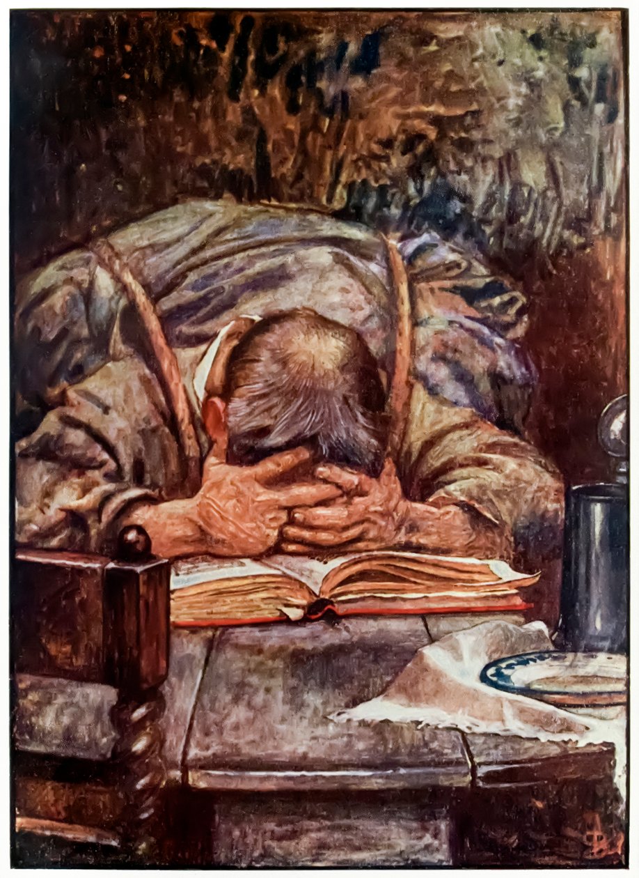 "Cristiano" de "El progreso del peregrino de este mundo, al que está por venir" de John Bunyan de John Byam Liston Shaw