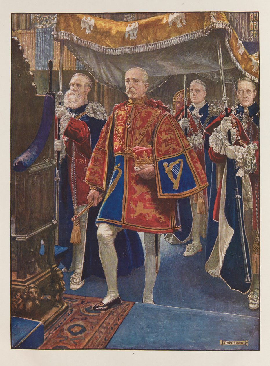 Coronación del Rey Eduardo VII de John Byam Liston Shaw