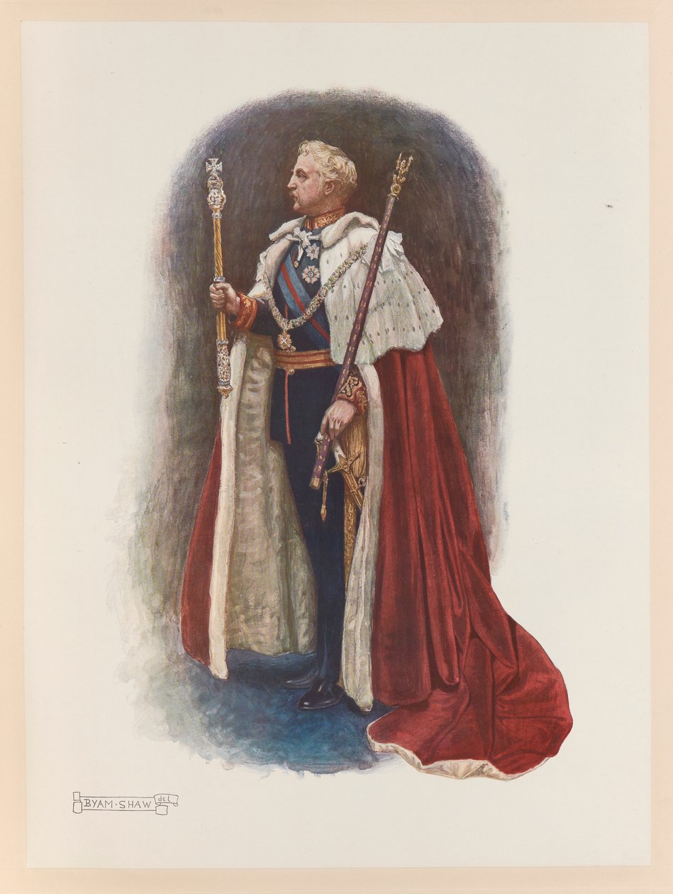 Coronación del Rey Eduardo VII de John Byam Liston Shaw