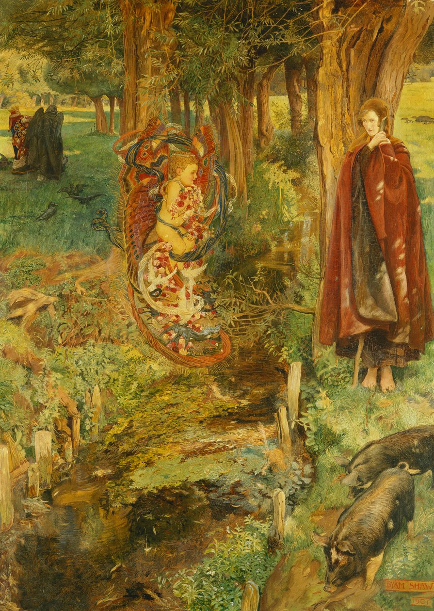 "El Tiempo y la Suerte Suceden a Todos por Igual", 1901 de John Byam Liston Shaw