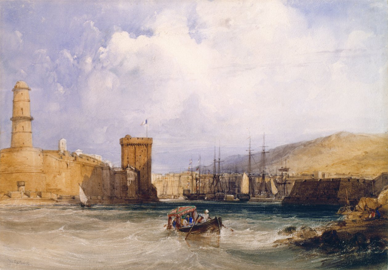La entrada al puerto de Marsella de John Callow